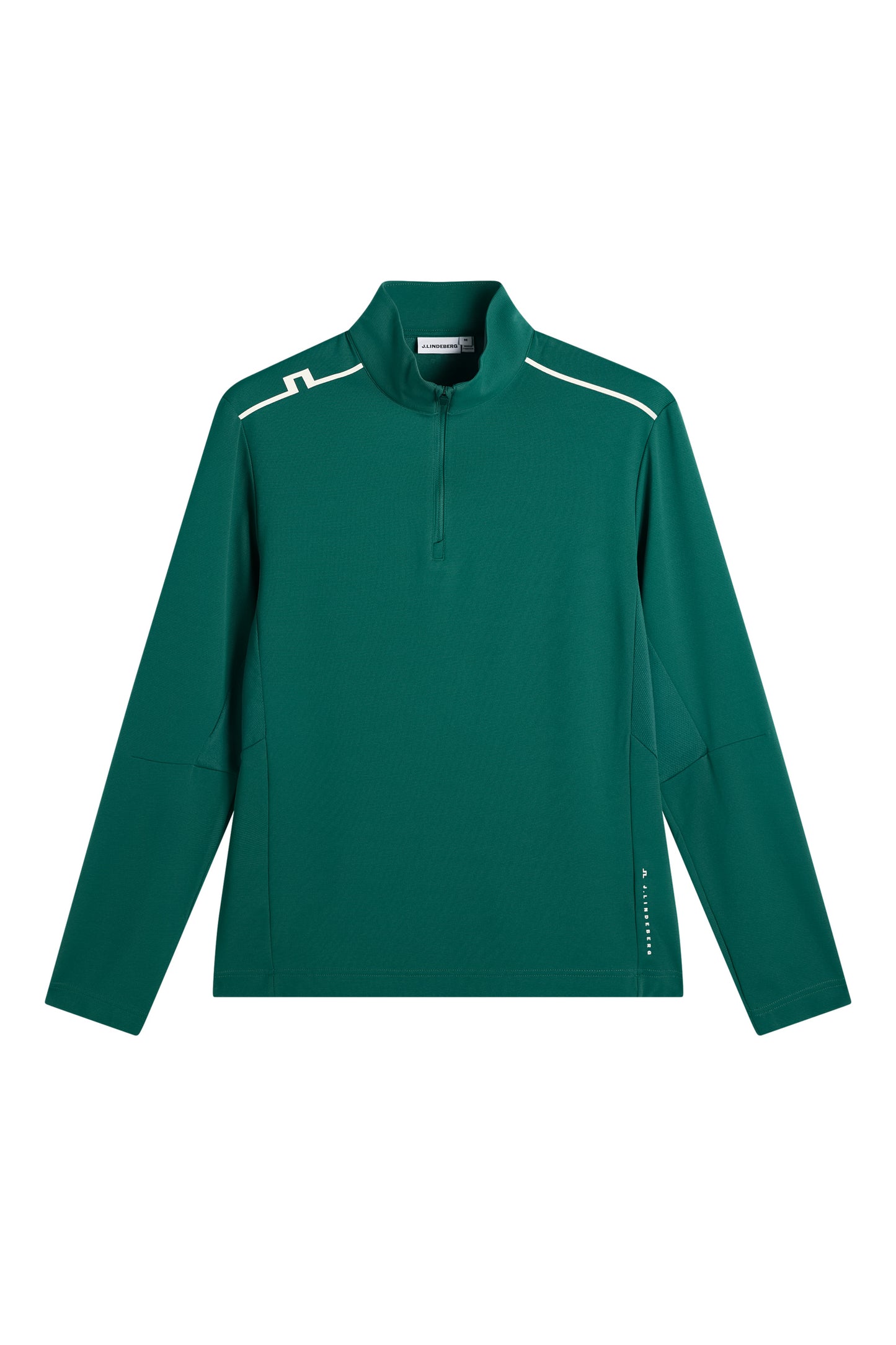 Leon Quarter Zip Mid Layer in Forest Biome by J.Lindeberg