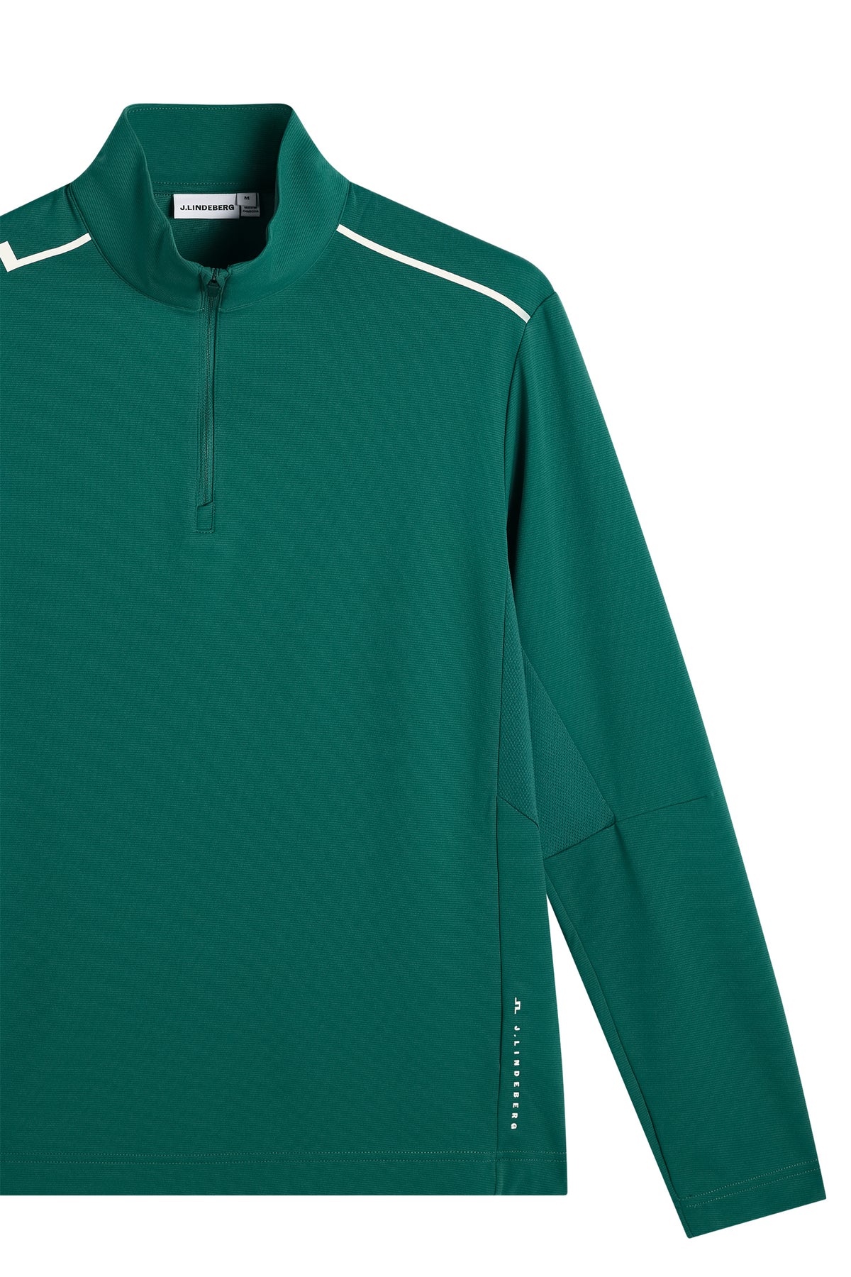 Leon Quarter Zip Mid Layer in Forest Biome by J.Lindeberg