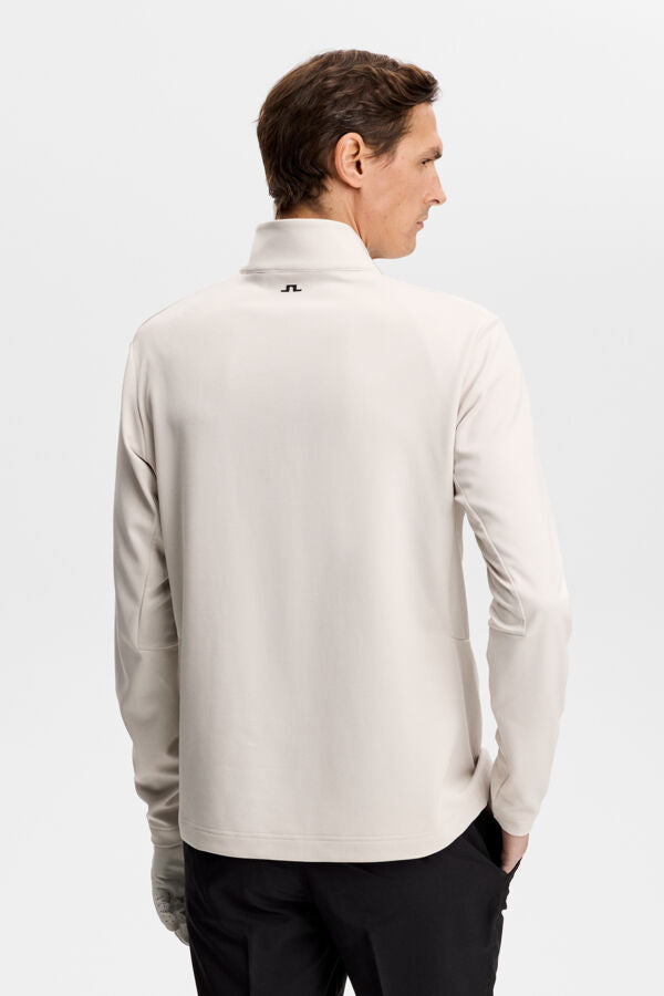 Leon Quarter Zip Mid Layer / Moonbeam