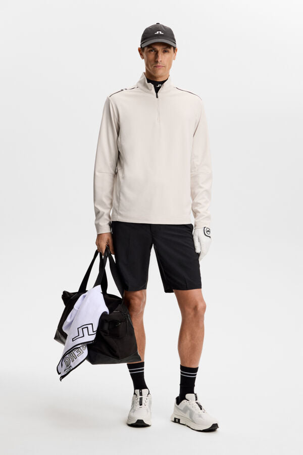 Leon Quarter Zip Mid Layer / Moonbeam