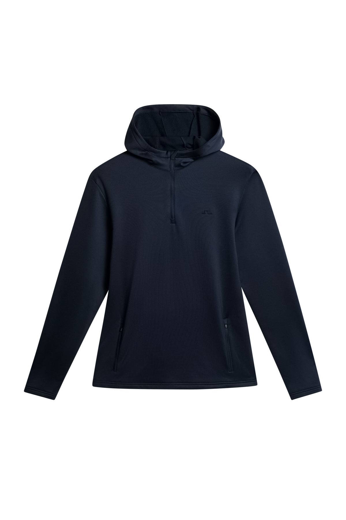Aerial Quarter Zip Hood in JL Navy by J.Lindeberg