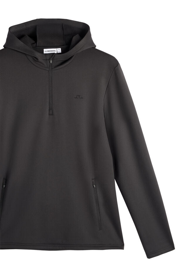 Aerial Quarter Zip Hood / Black