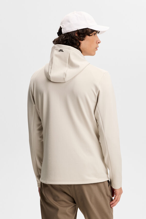 Aerial Quarter Zip Hood / Moonbeam