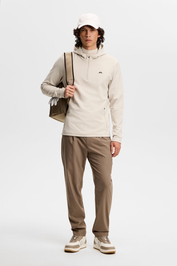 Aerial Quarter Zip Hood / Moonbeam