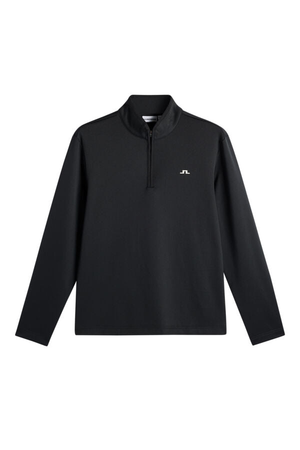 Clide Quarter Zip Mid Layer / Black