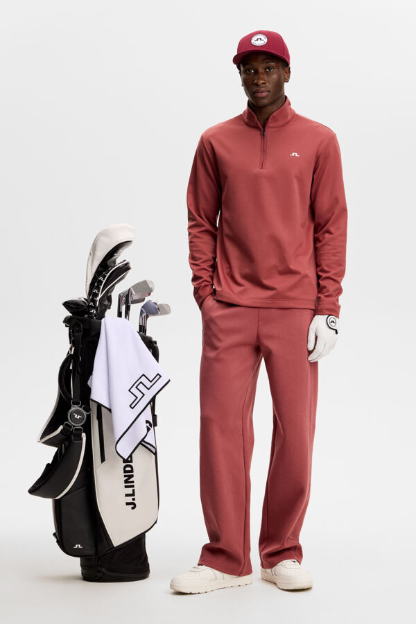 Clide Quarter Zip Mid Layer / Apple Butter