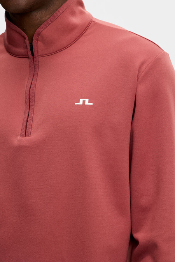Clide Quarter Zip Mid Layer / Apple Butter