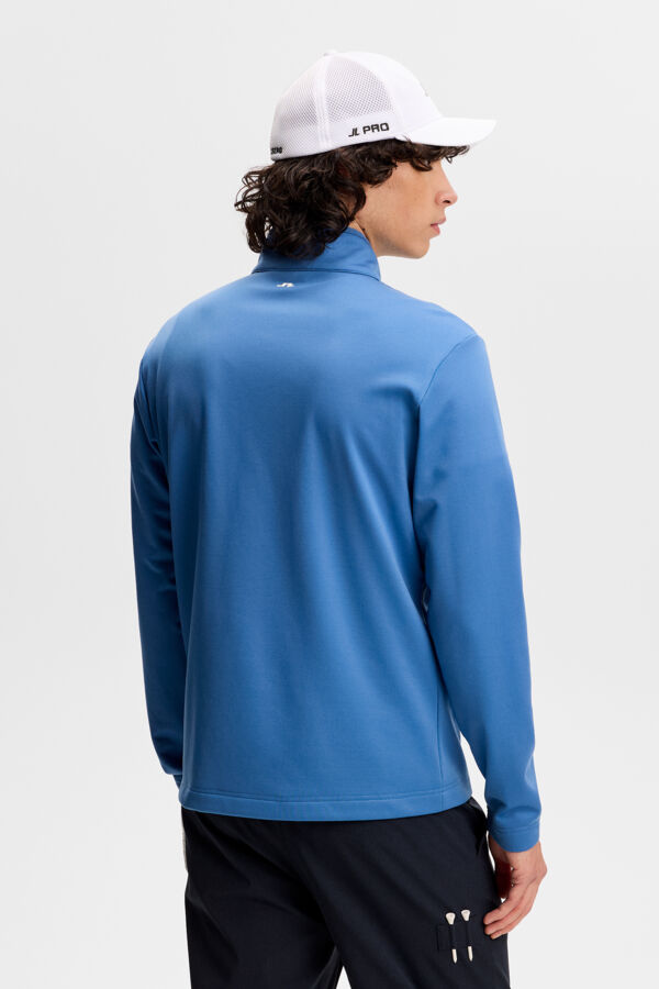Clide Quarter Zip Mid Layer / Federal Blue