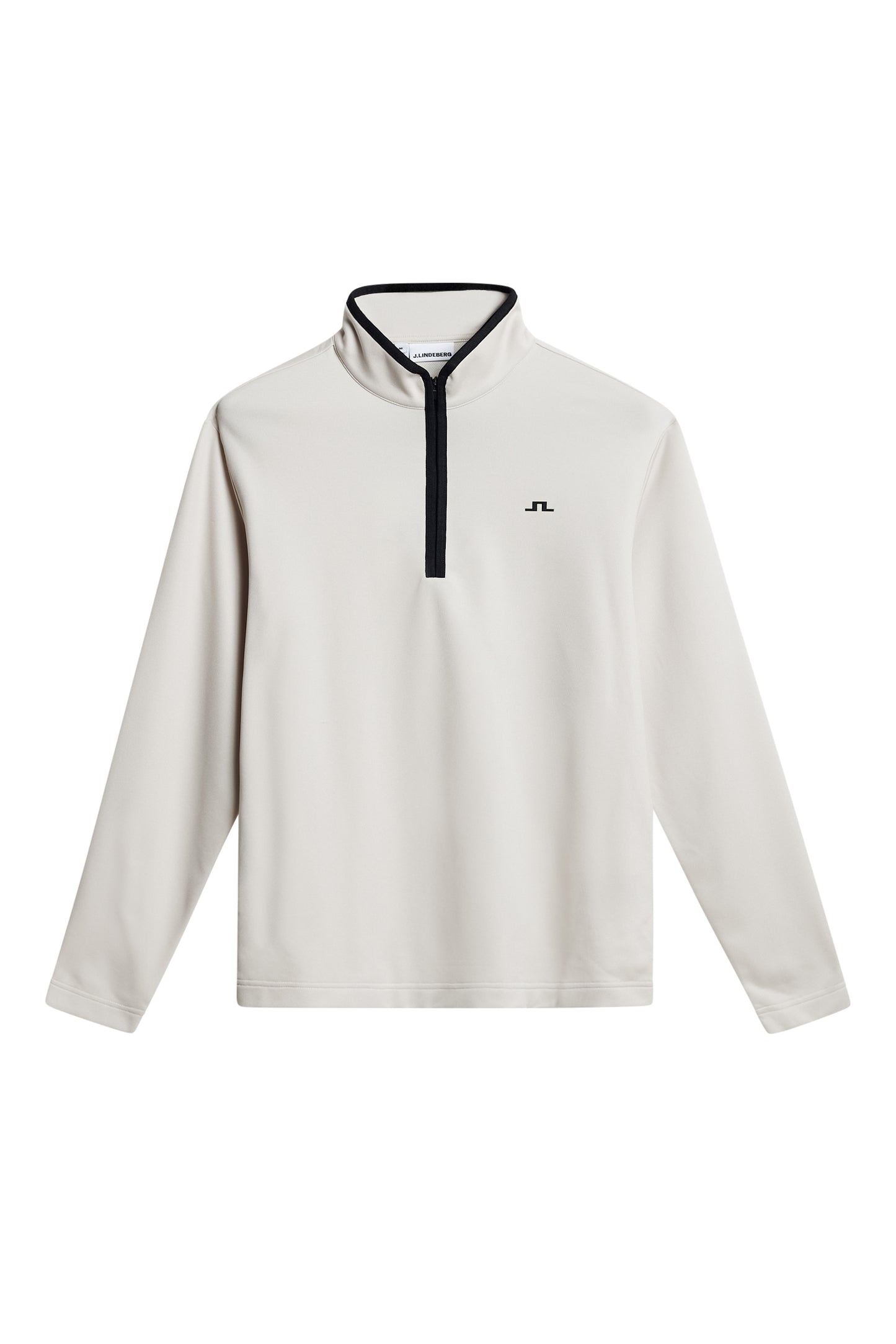 Clide Quarter Zip Mid Layer in Moonbeam by J.Lindeberg