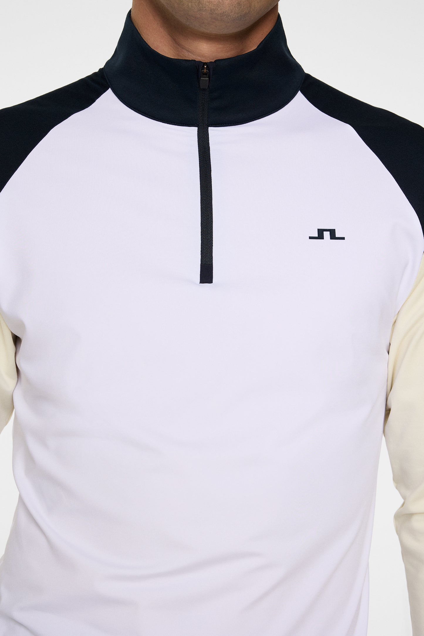 Sasha Mid Layer in White by J.Lindeberg