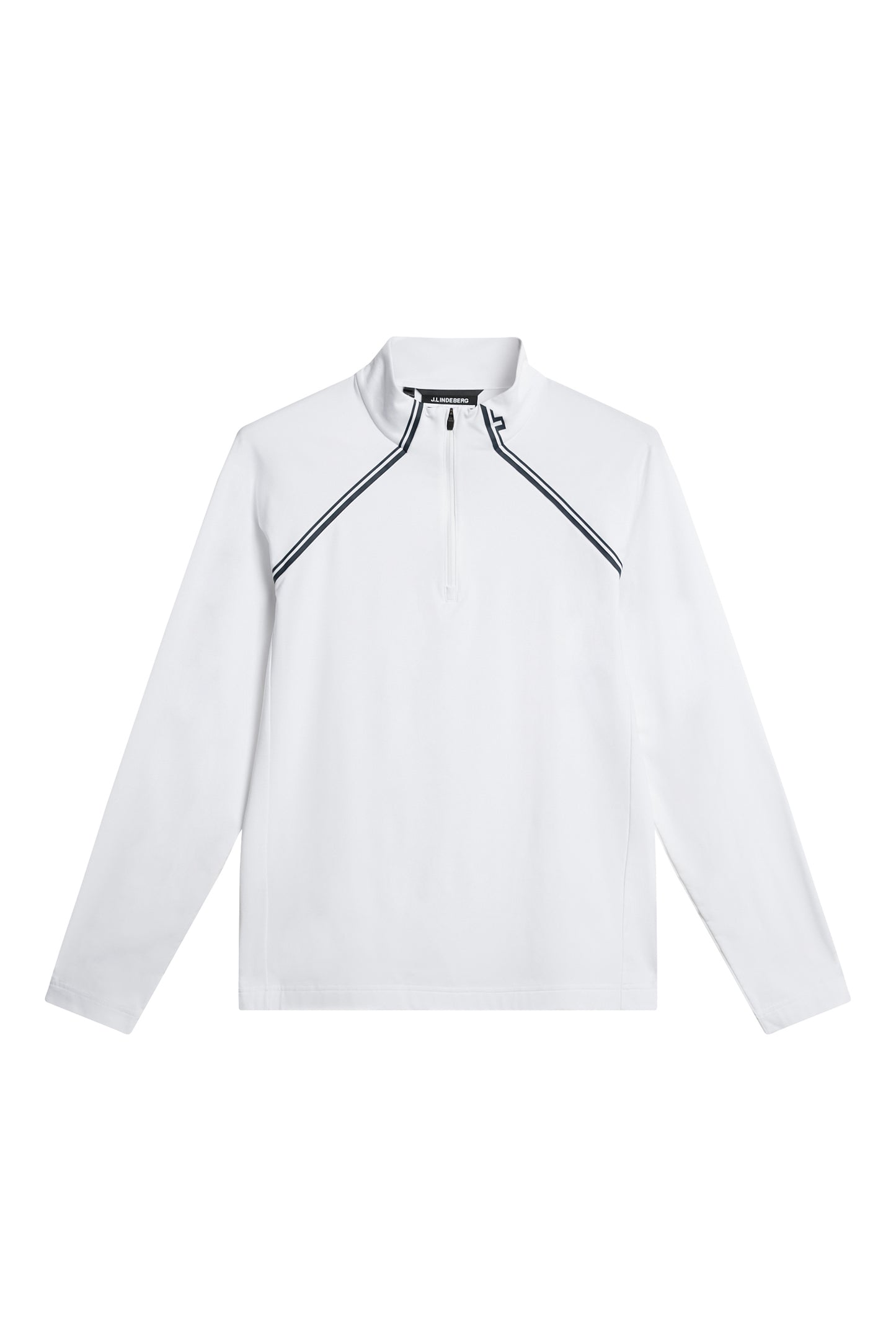 Players Mid Layer in White by J.Lindeberg