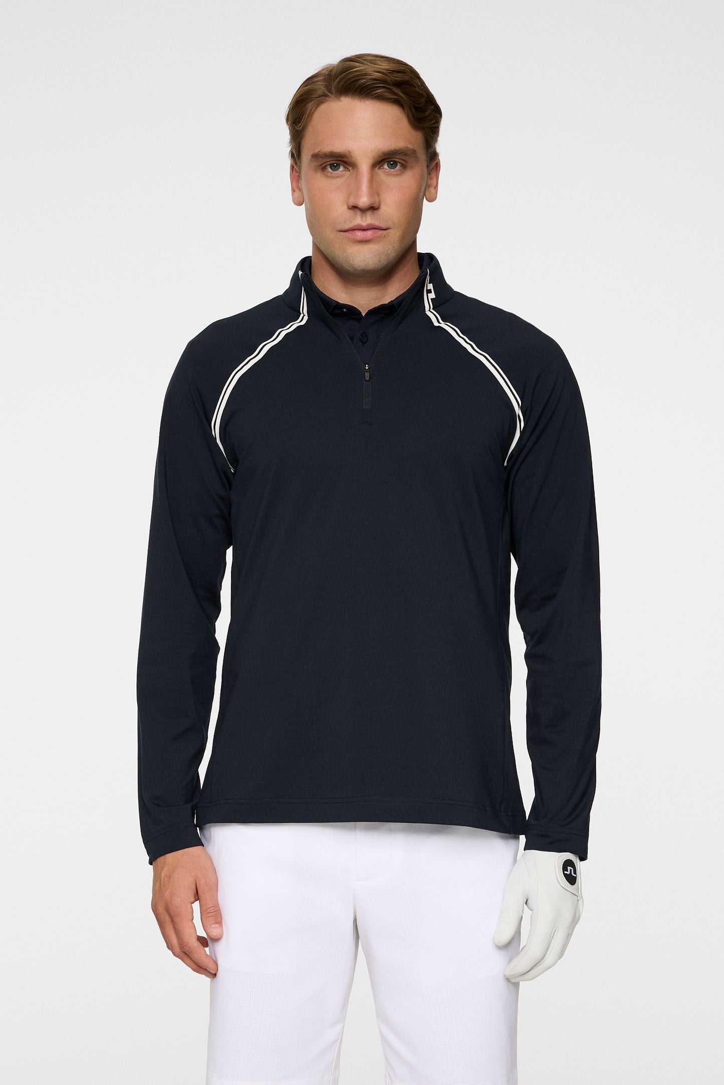 Players Mid Layer in JL Navy by J.Lindeberg
