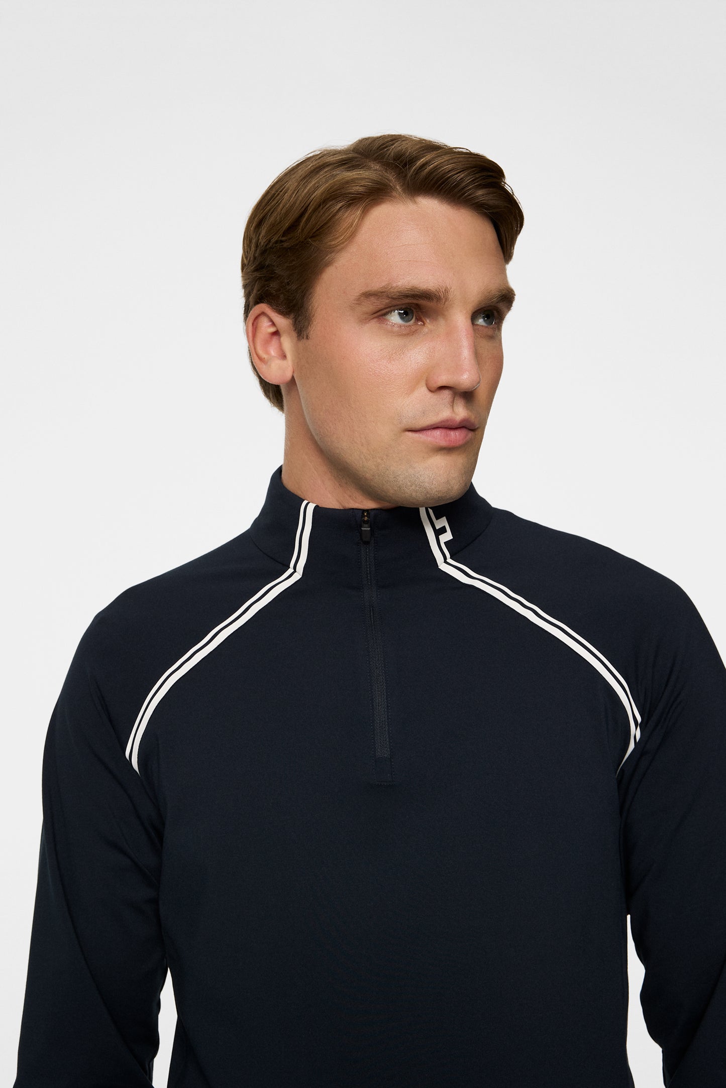 Players Mid Layer in JL Navy by J.Lindeberg
