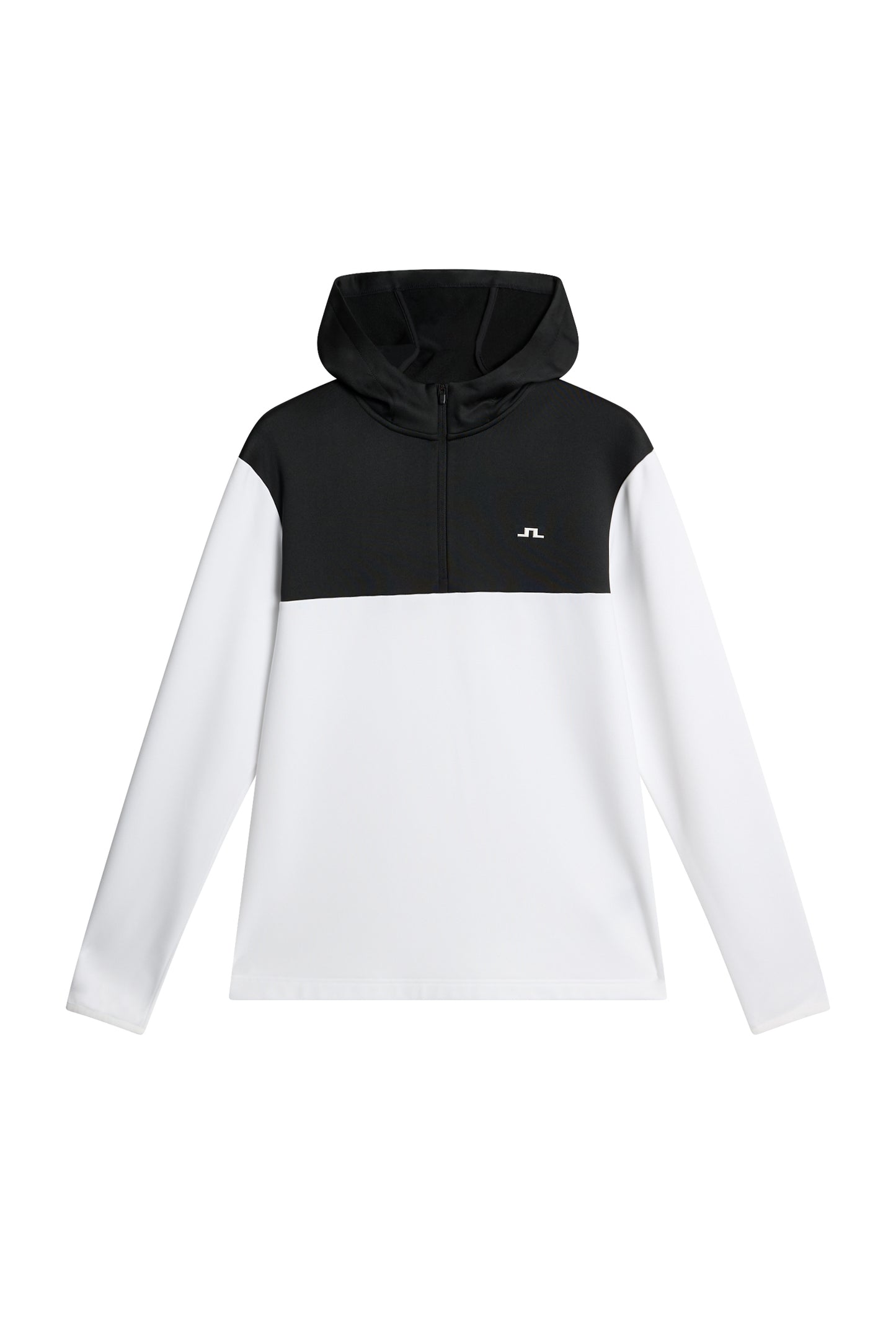 Banks Zip Hood in White by J.Lindeberg