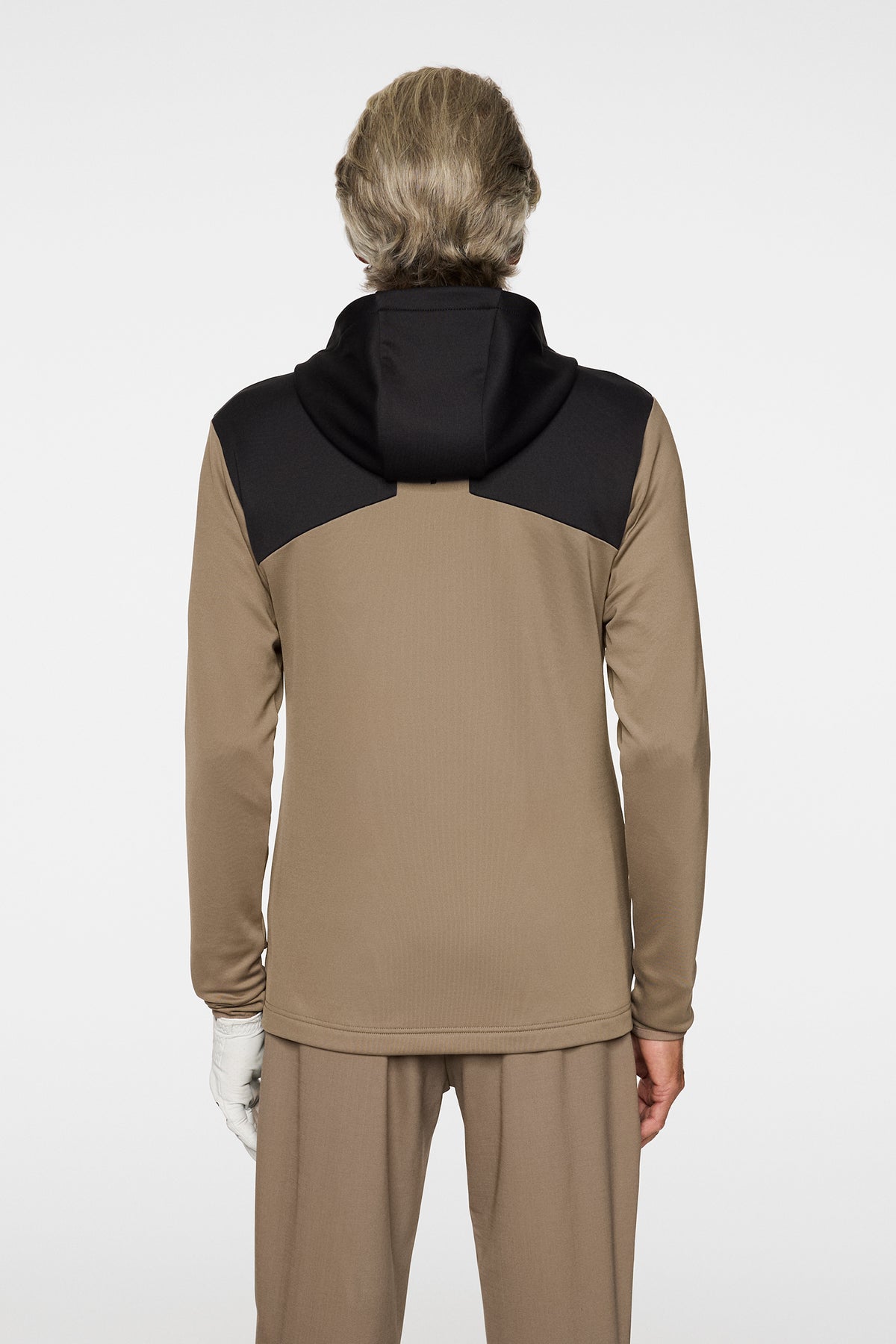 Banks Zip Hood in Brindle by J.Lindeberg