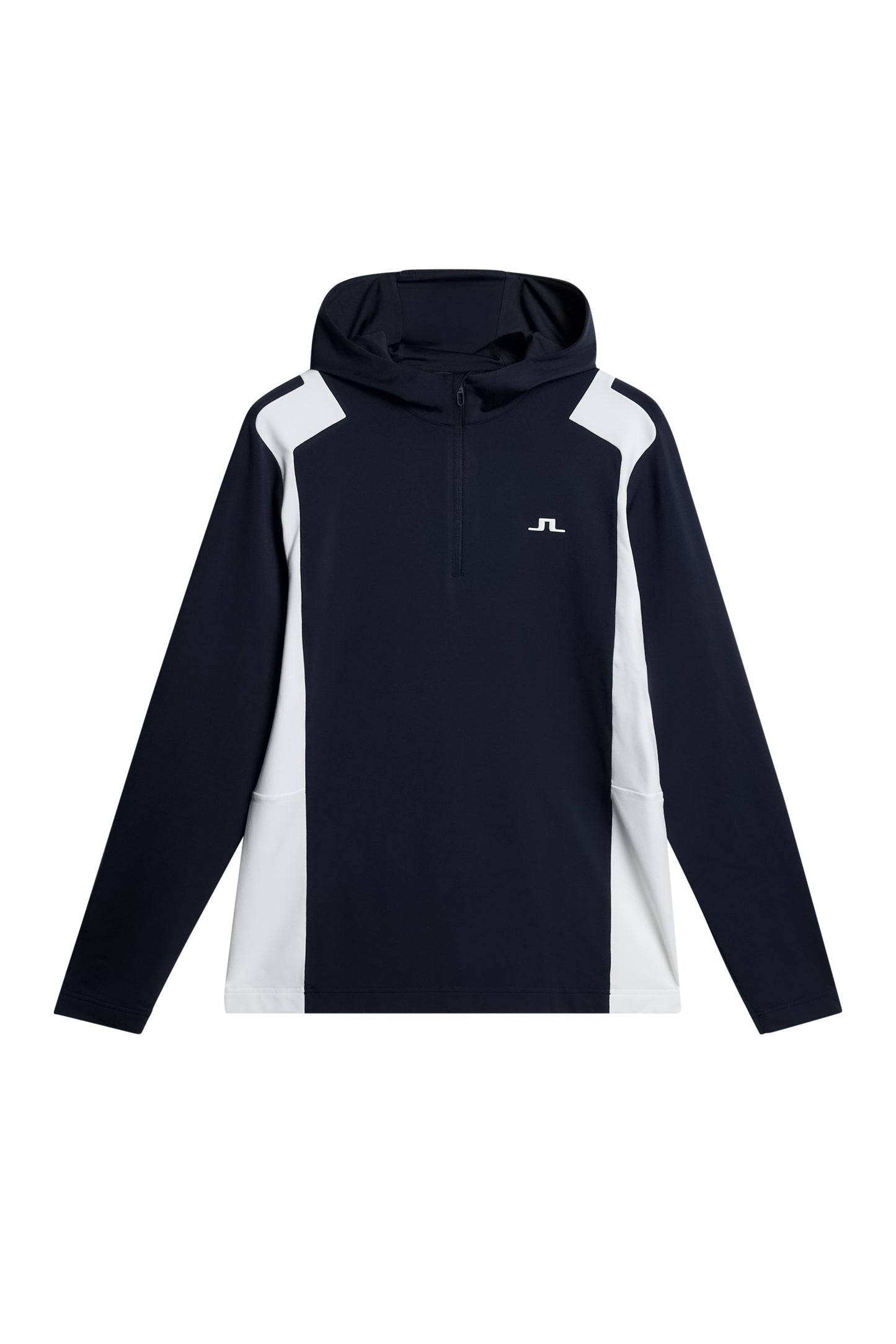 Lukas Quarter Zip Hood in JL Navy by J.Lindeberg