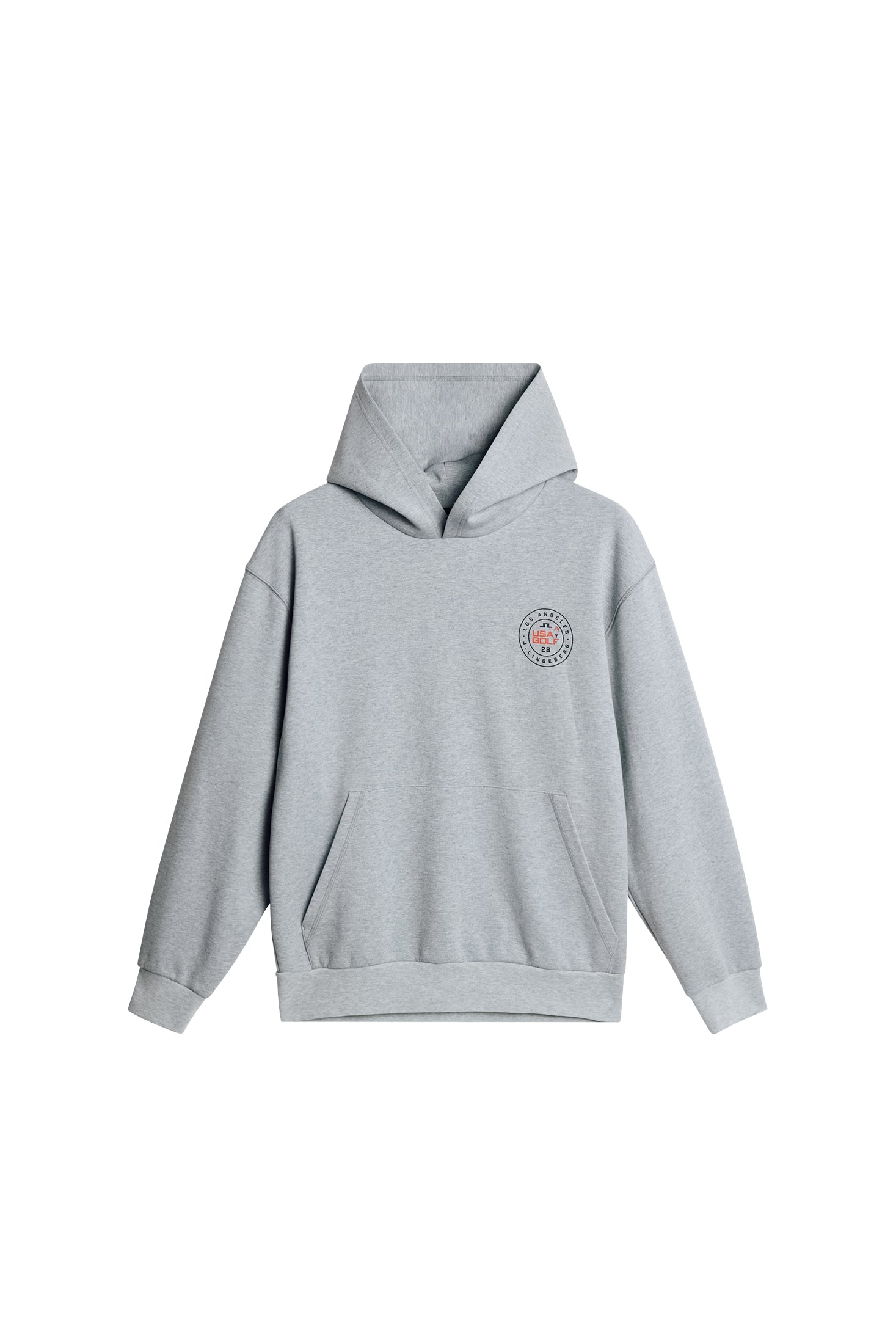 Scottie Hood / Medium Grey Melange – J.LINDEBERG
