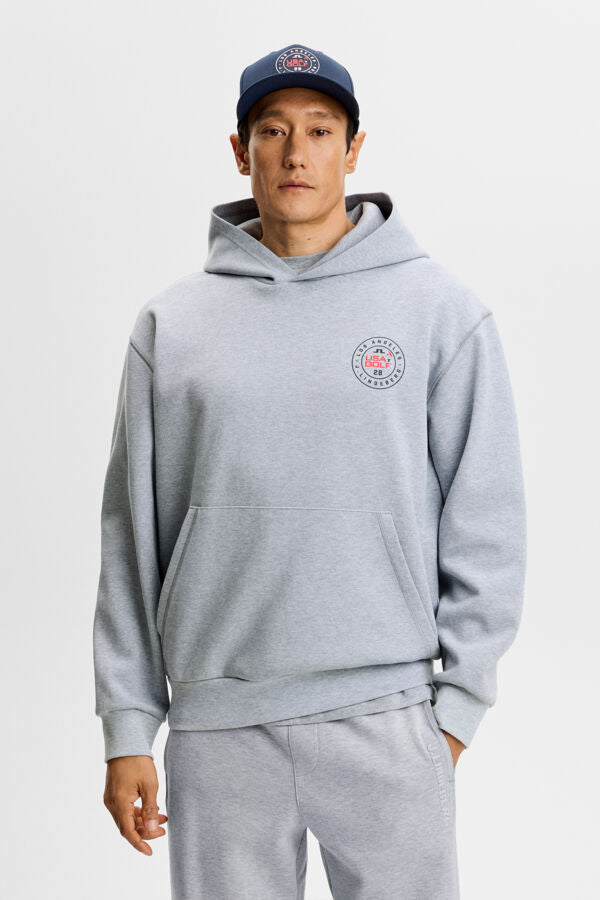 Scottie Hood / Medium Grey Melange – J.LINDEBERG