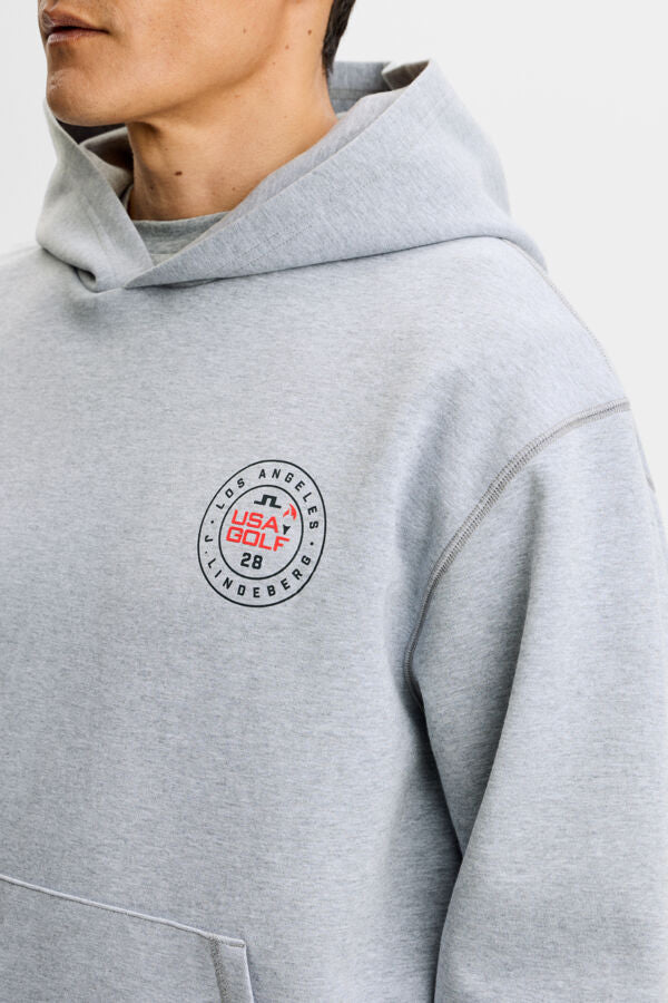 Scottie Hood / Medium Grey Melange – J.LINDEBERG