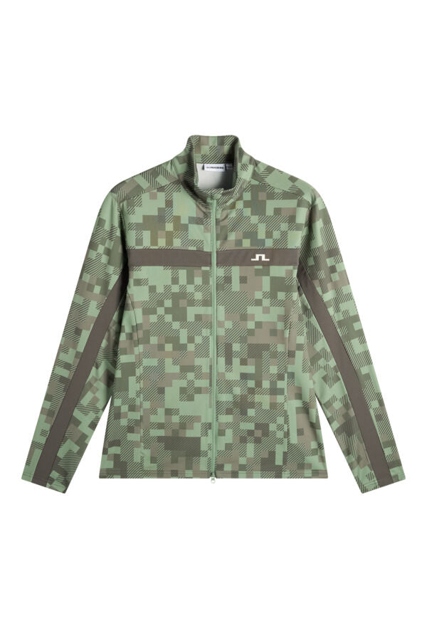 Bridger Tour Print Mid Layer / Tour 26 Tonal Green L