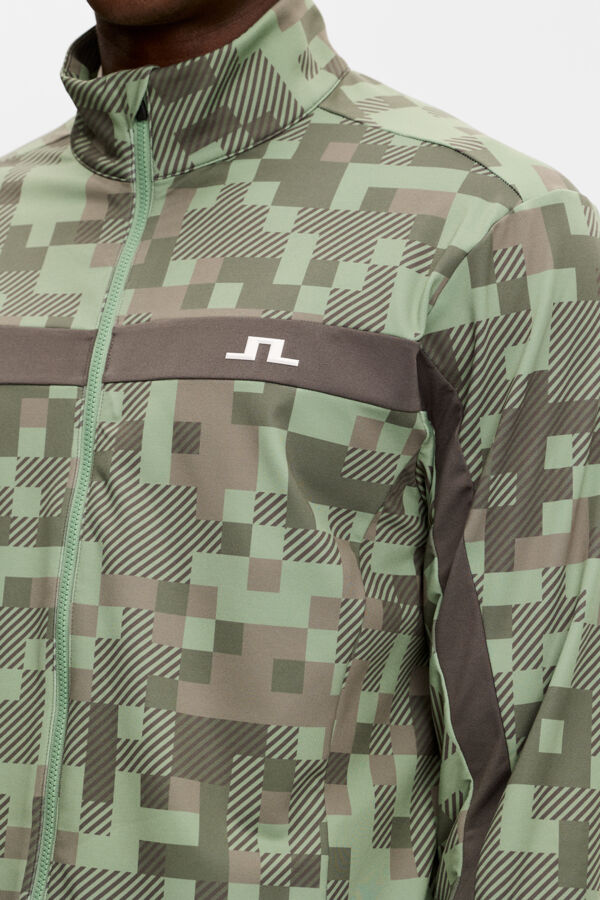 Bridger Tour Print Mid Layer / Tour 26 Tonal Green L