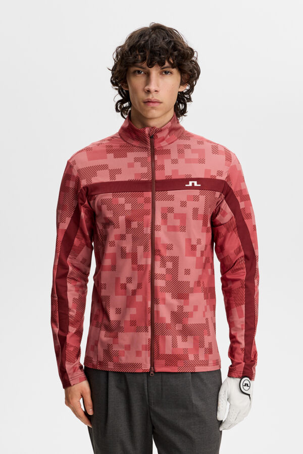 Bridger Tour Print Mid Layer / Tour 26 Tonal Pink L