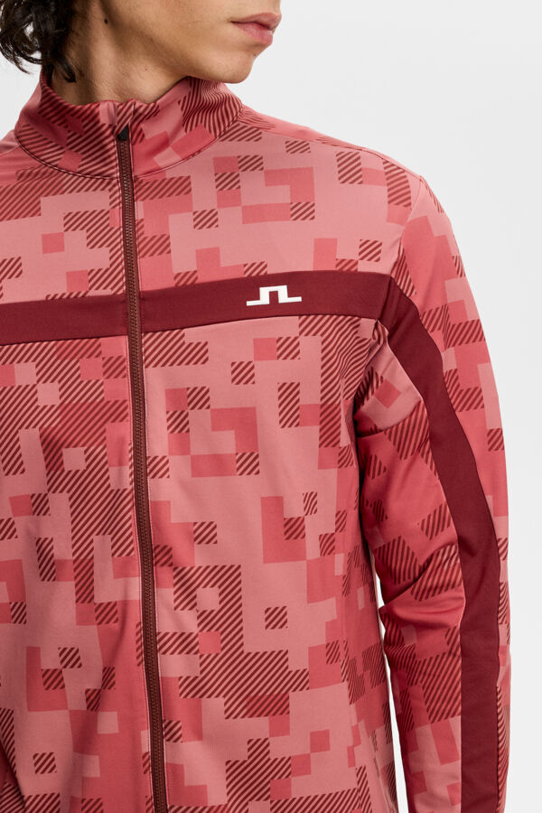 Bridger Tour Print Mid Layer / Tour 26 Tonal Pink L