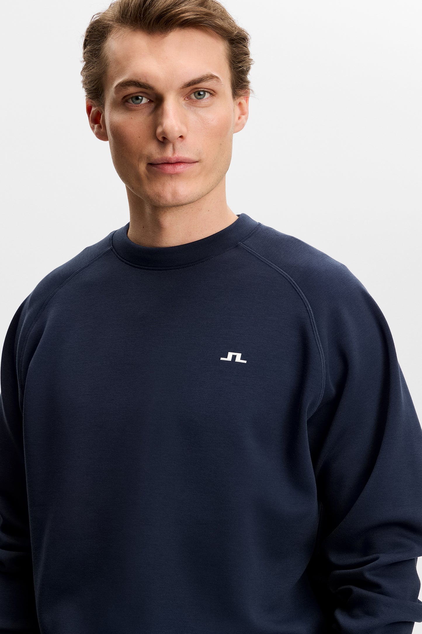 Finn Crew Neck in JL Navy by J.Lindeberg