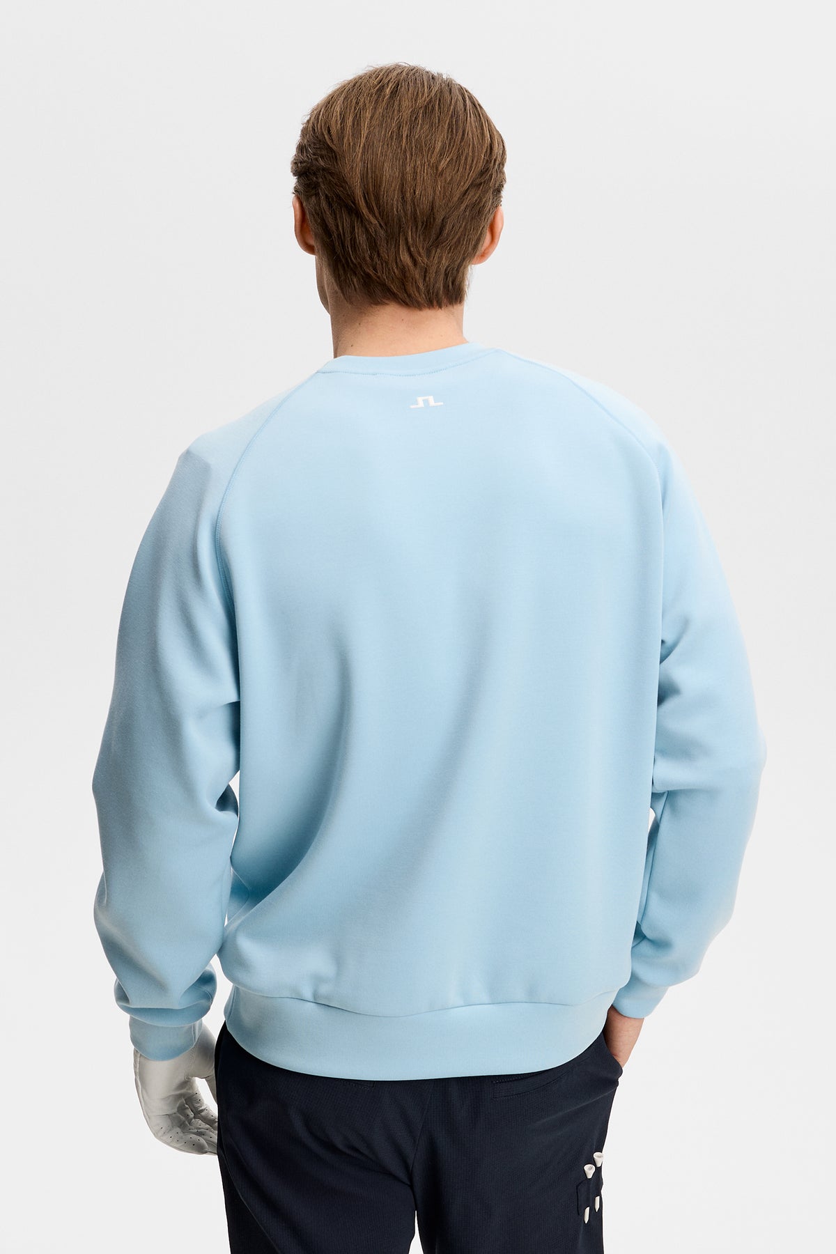 Finn Crew Neck in Forget-Me-Not by J.Lindeberg