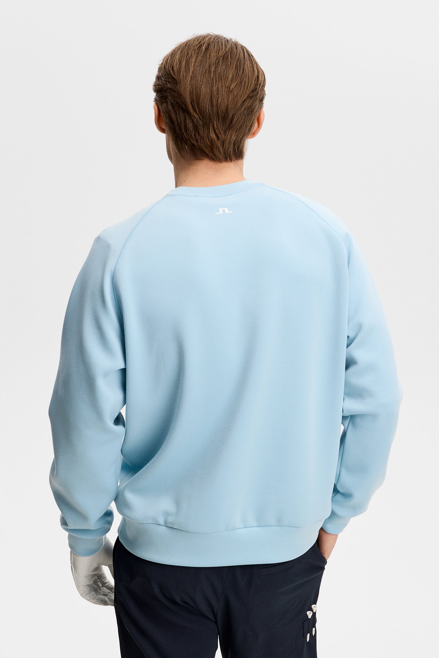 Finn Crew Neck in Forget-Me-Not by J.Lindeberg