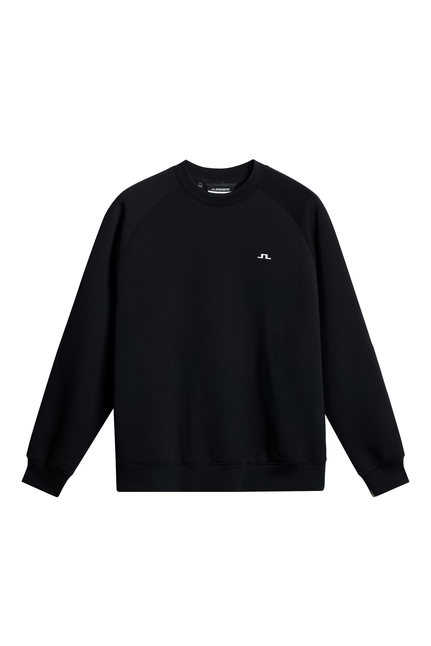 Finn Crew Neck in Black by J.Lindeberg