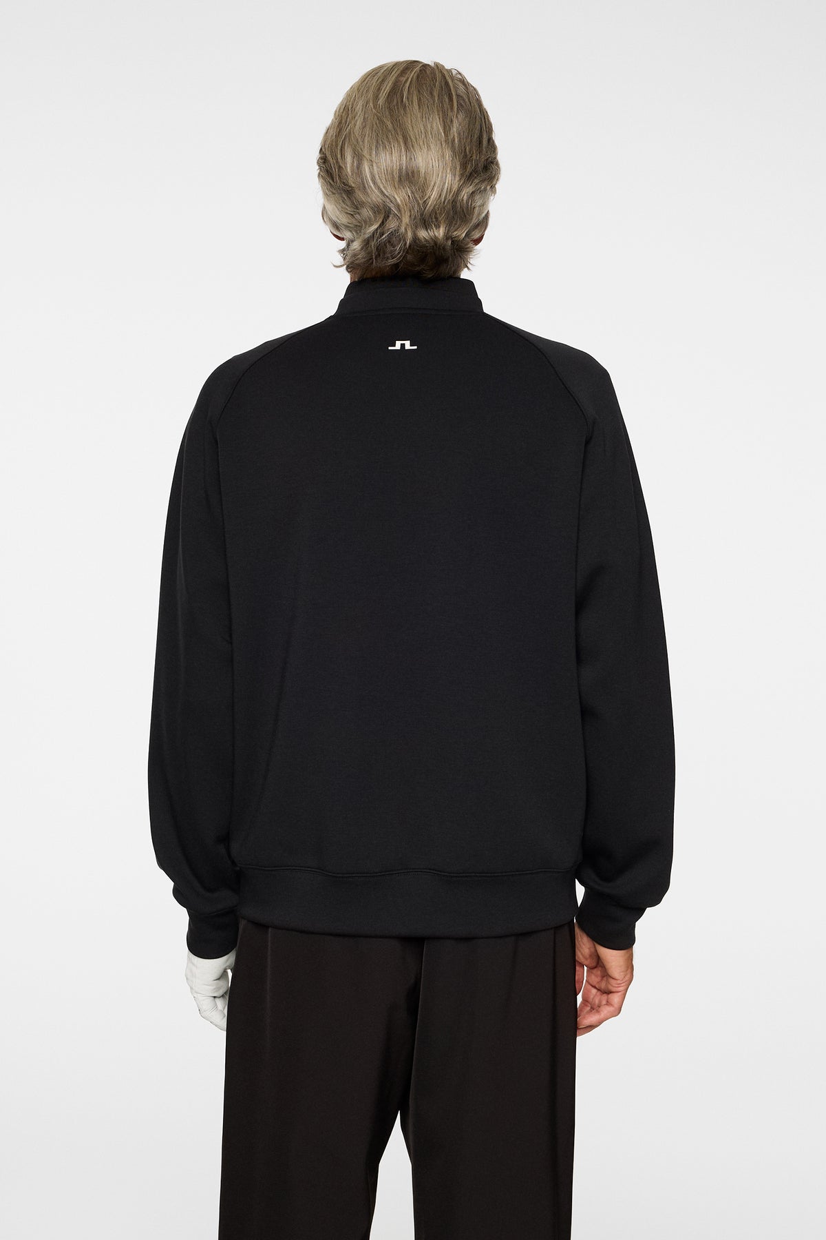 Finn Crew Neck in Black by J.Lindeberg