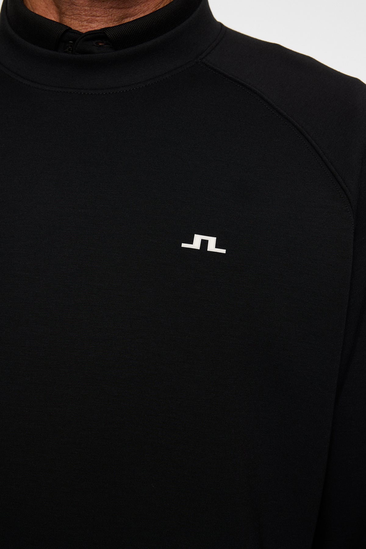Finn Crew Neck in Black by J.Lindeberg