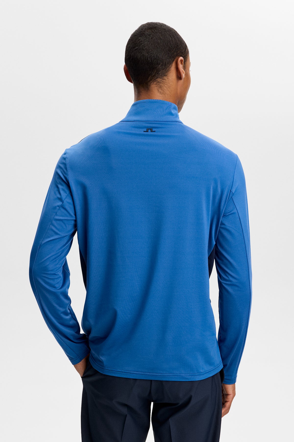 Finn Quarter Zip Mid Layer in Set Sail by J.Lindeberg