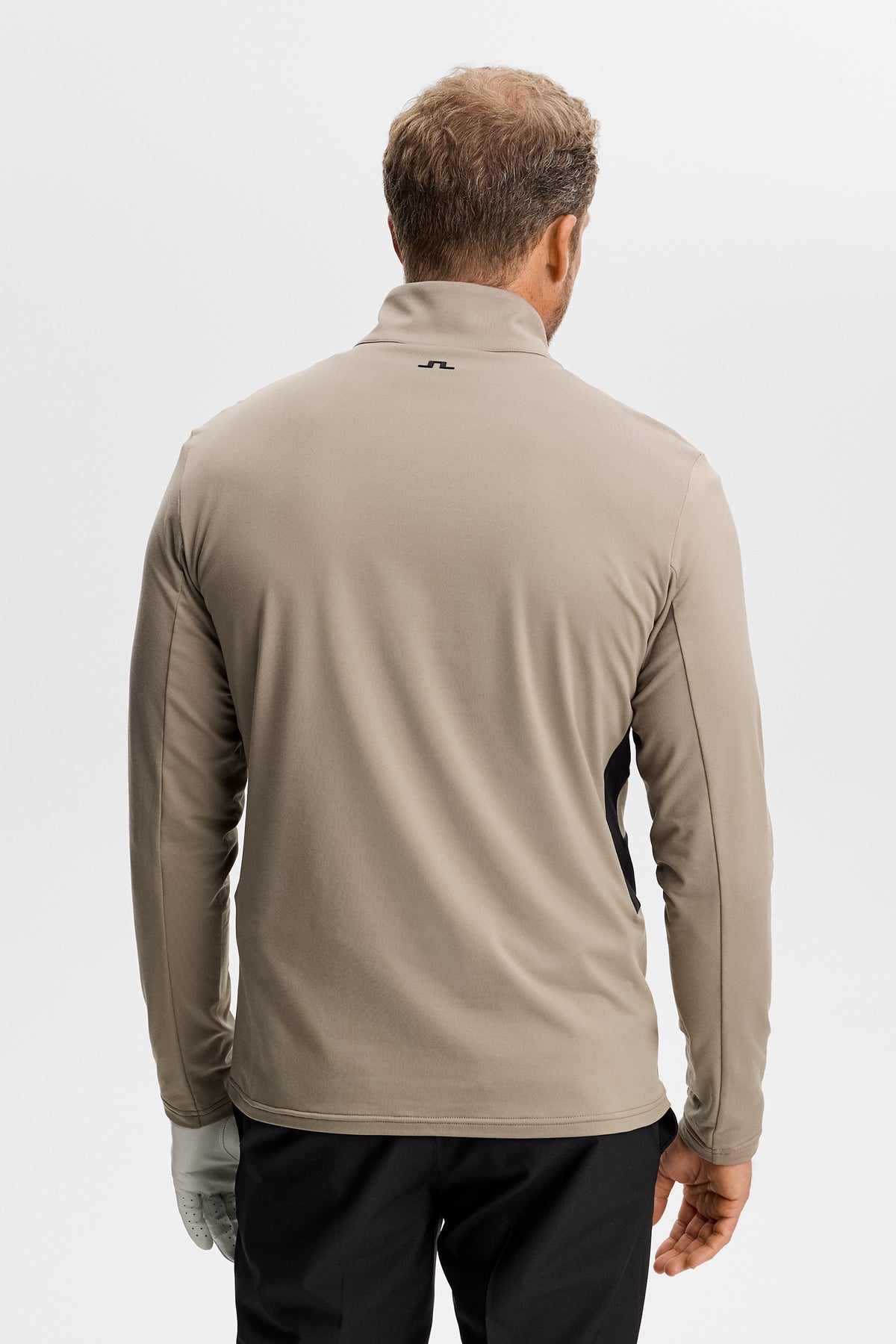Finn Quarter Zip Mid Layer in Brindle by J.Lindeberg