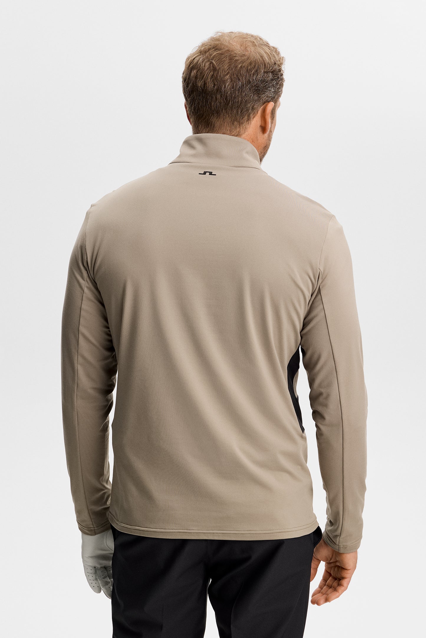 Finn Quarter Zip Mid Layer in Brindle by J.Lindeberg