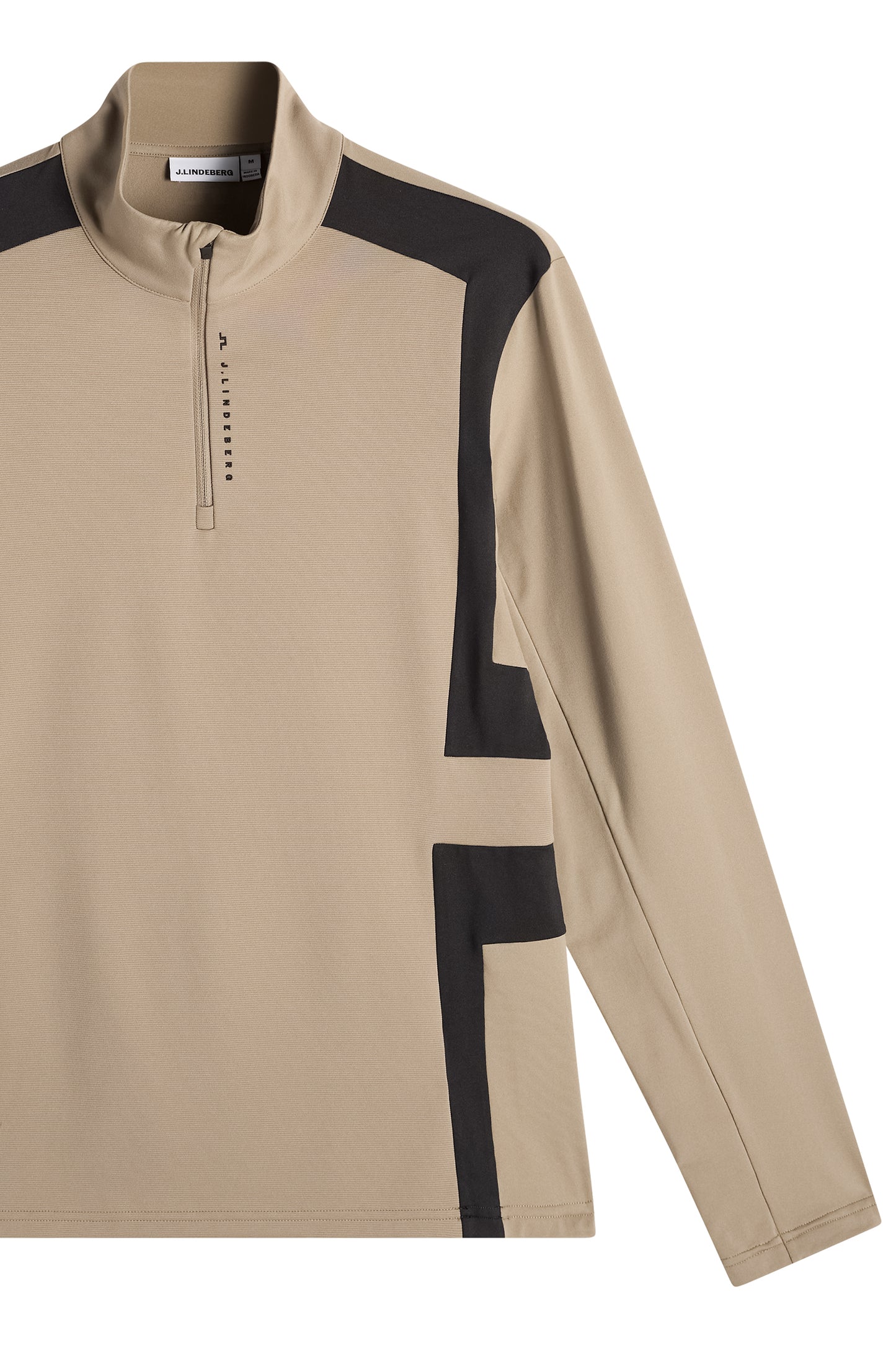 Finn Quarter Zip Mid Layer in Brindle by J.Lindeberg
