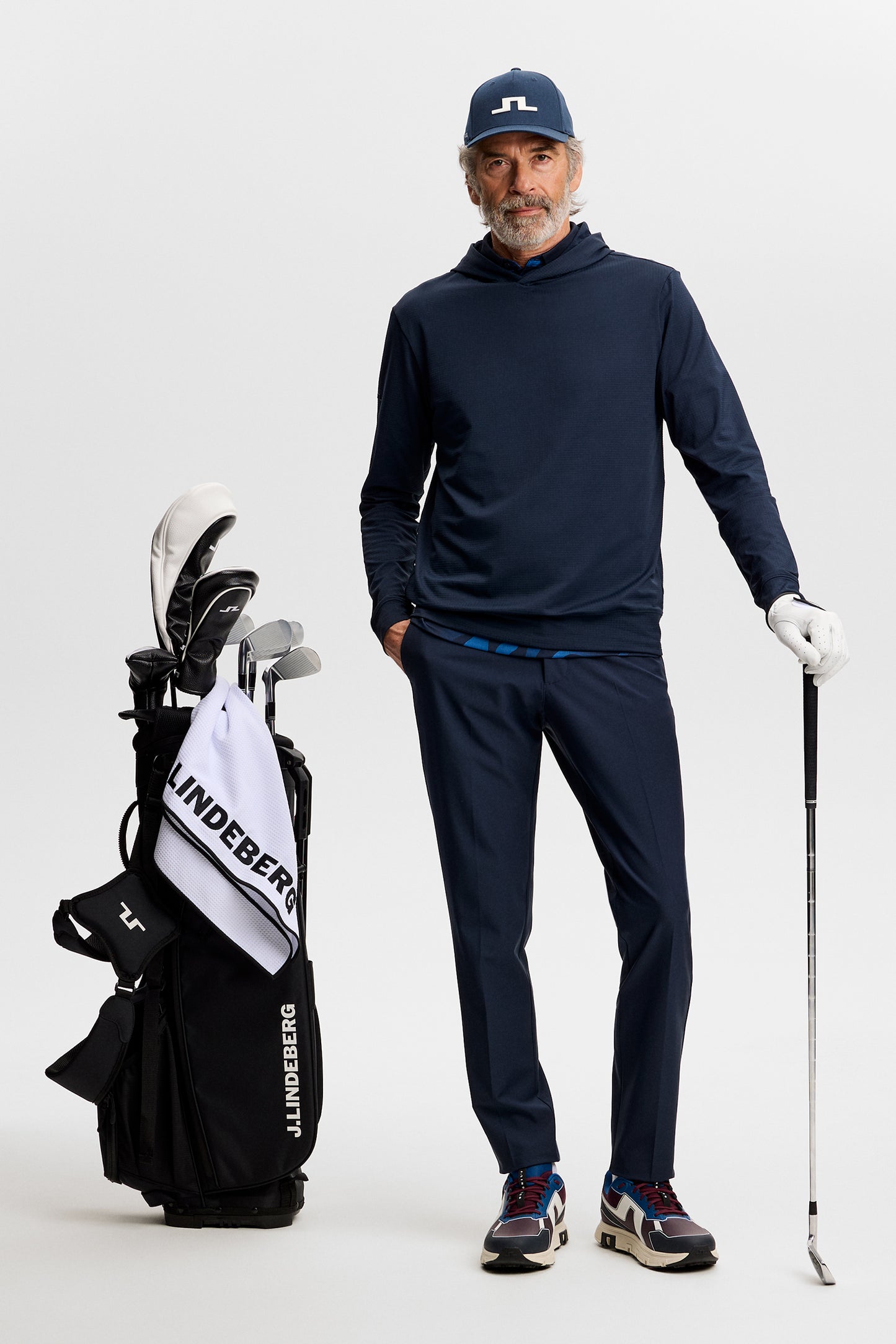 Vent Golf Hood in JL Navy by J.Lindeberg
