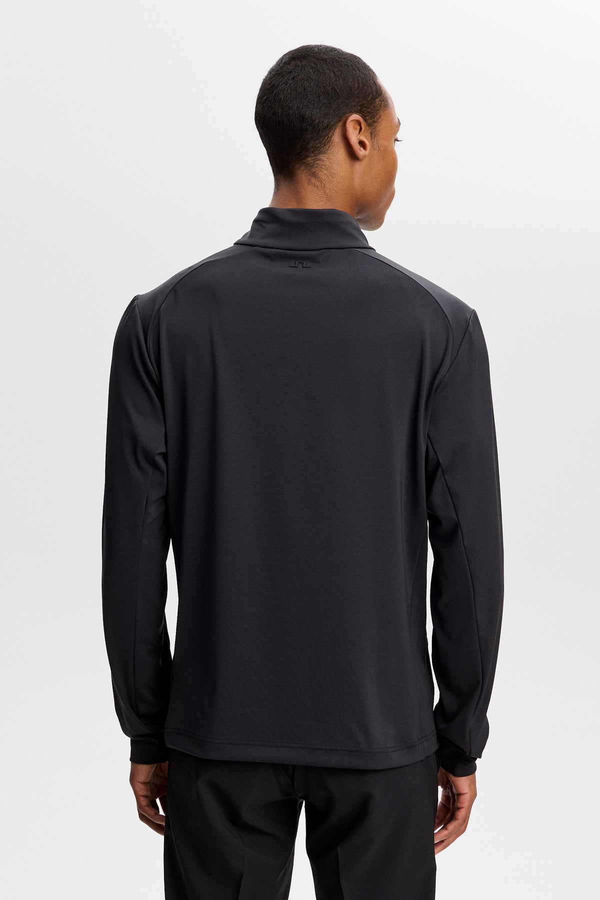 Lassy Quarter Zip Mid layer in Black by J.Lindeberg