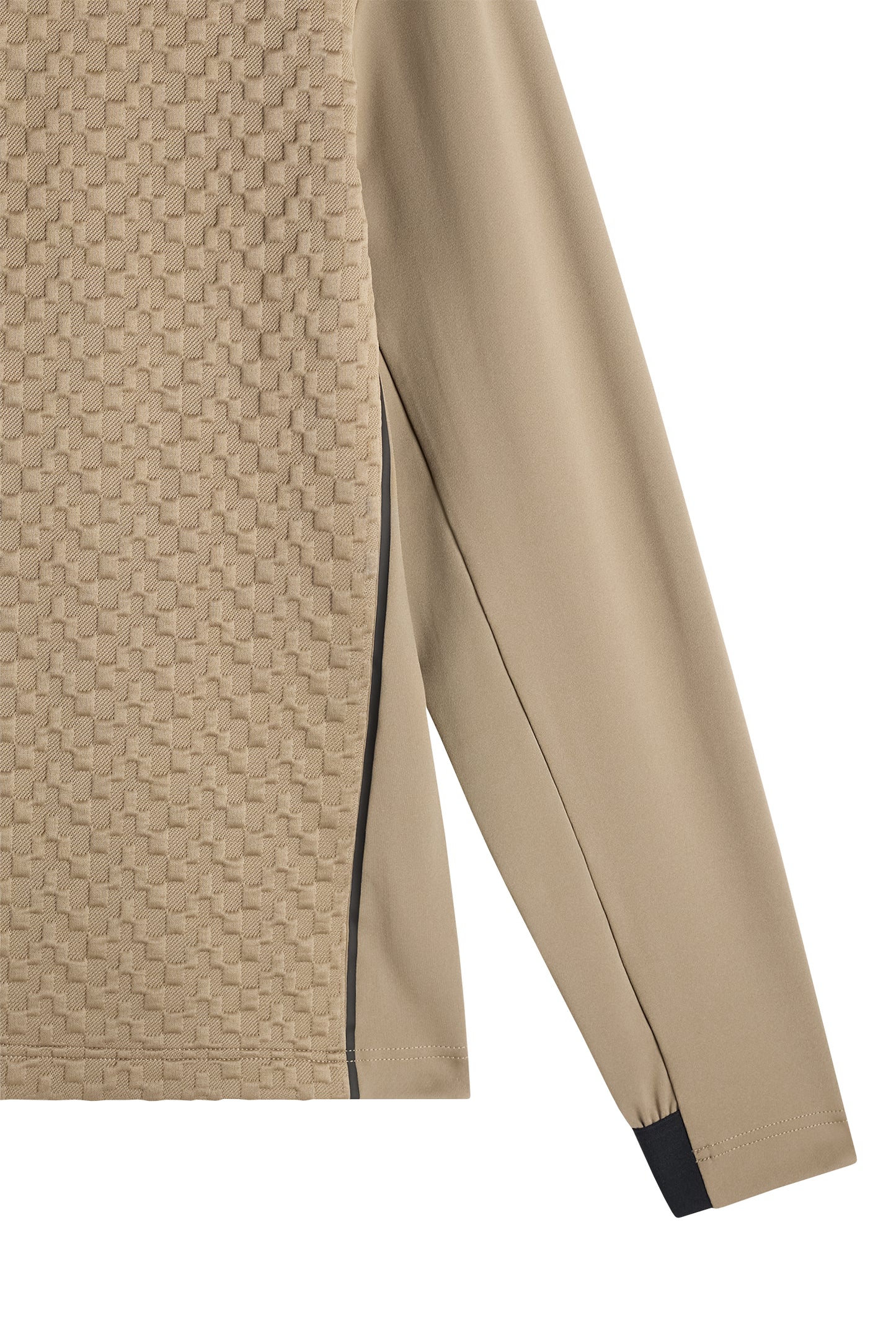 Lassy Quarter Zip Mid layer in Brindle by J.Lindeberg