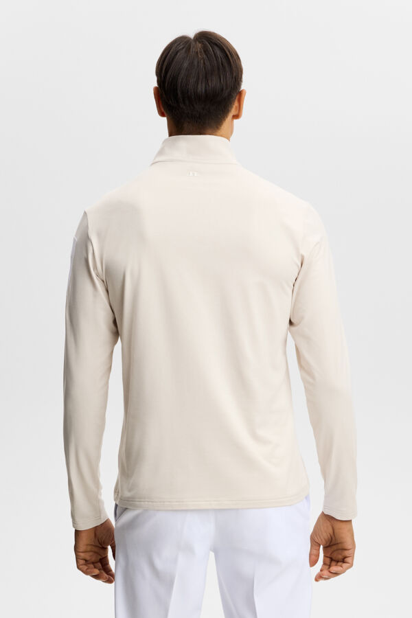 Keaton Quarter Zip Mid Layer / Moonbeam