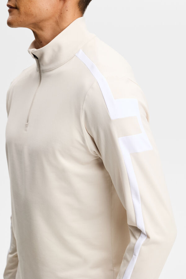 Keaton Quarter Zip Mid Layer / Moonbeam
