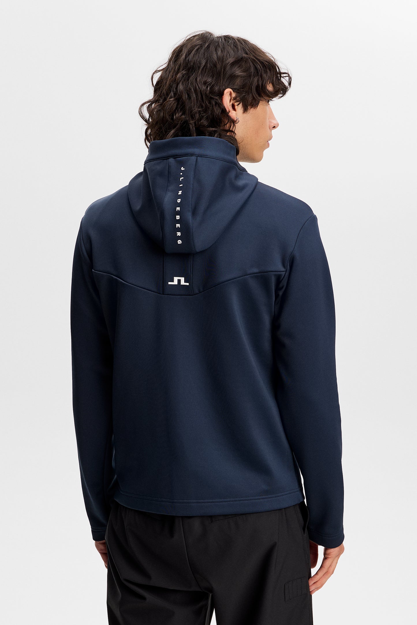 Maclean Zip Hood in JL Navy by J.Lindeberg