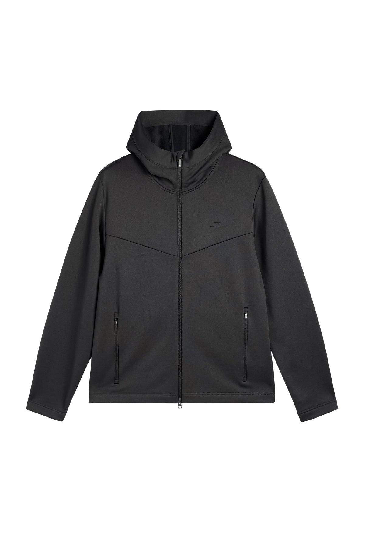 Maclean Zip Hood in Black by J.Lindeberg