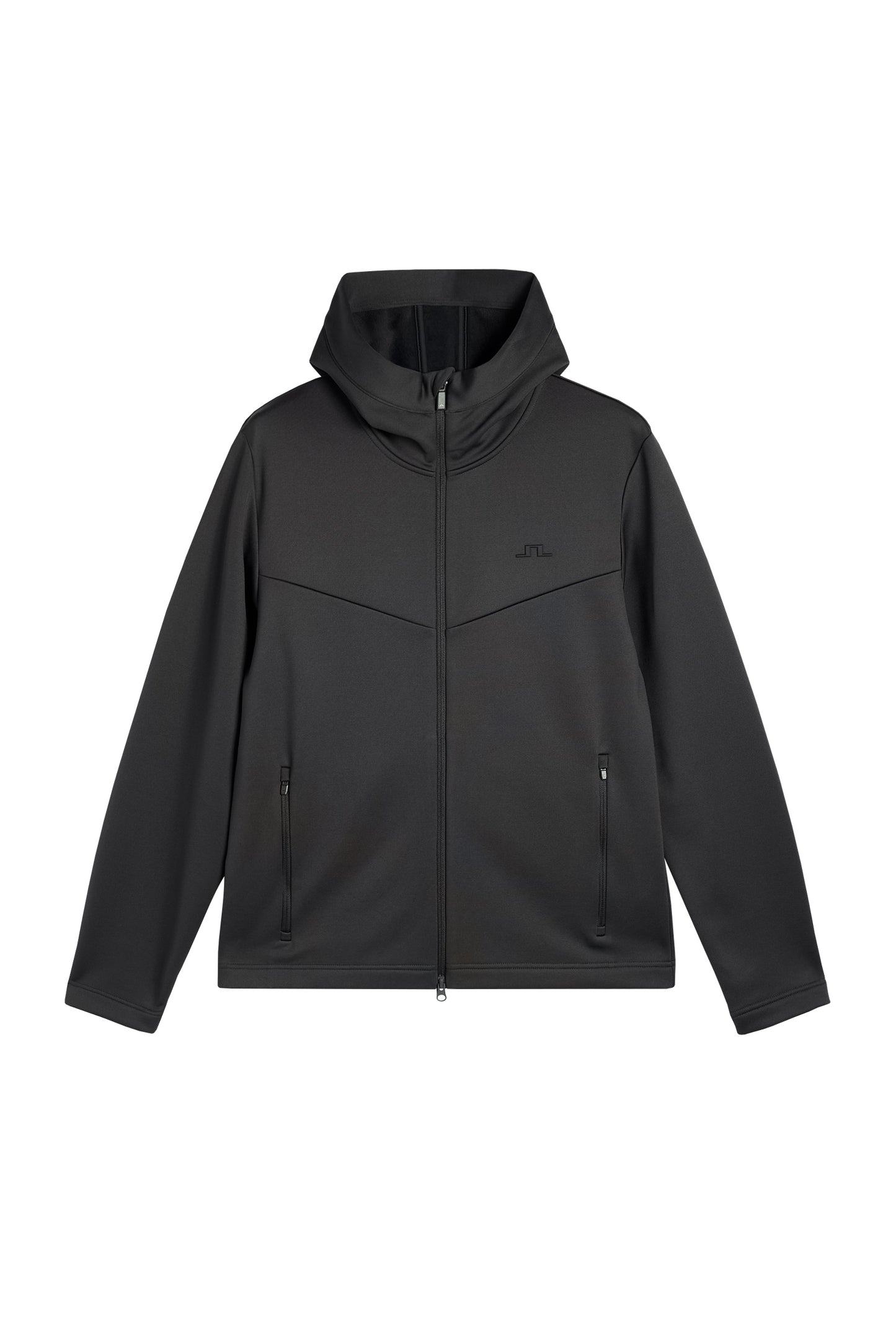 Maclean Zip Hood in Black by J.Lindeberg