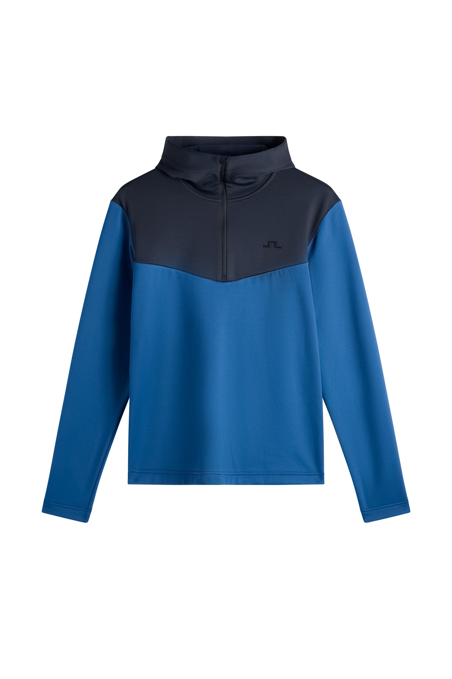Maclean Quarter Zip Hood in Set Sail by J.Lindeberg