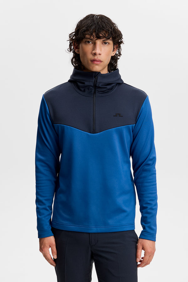 Maclean Quarter Zip Hood / Set Sail