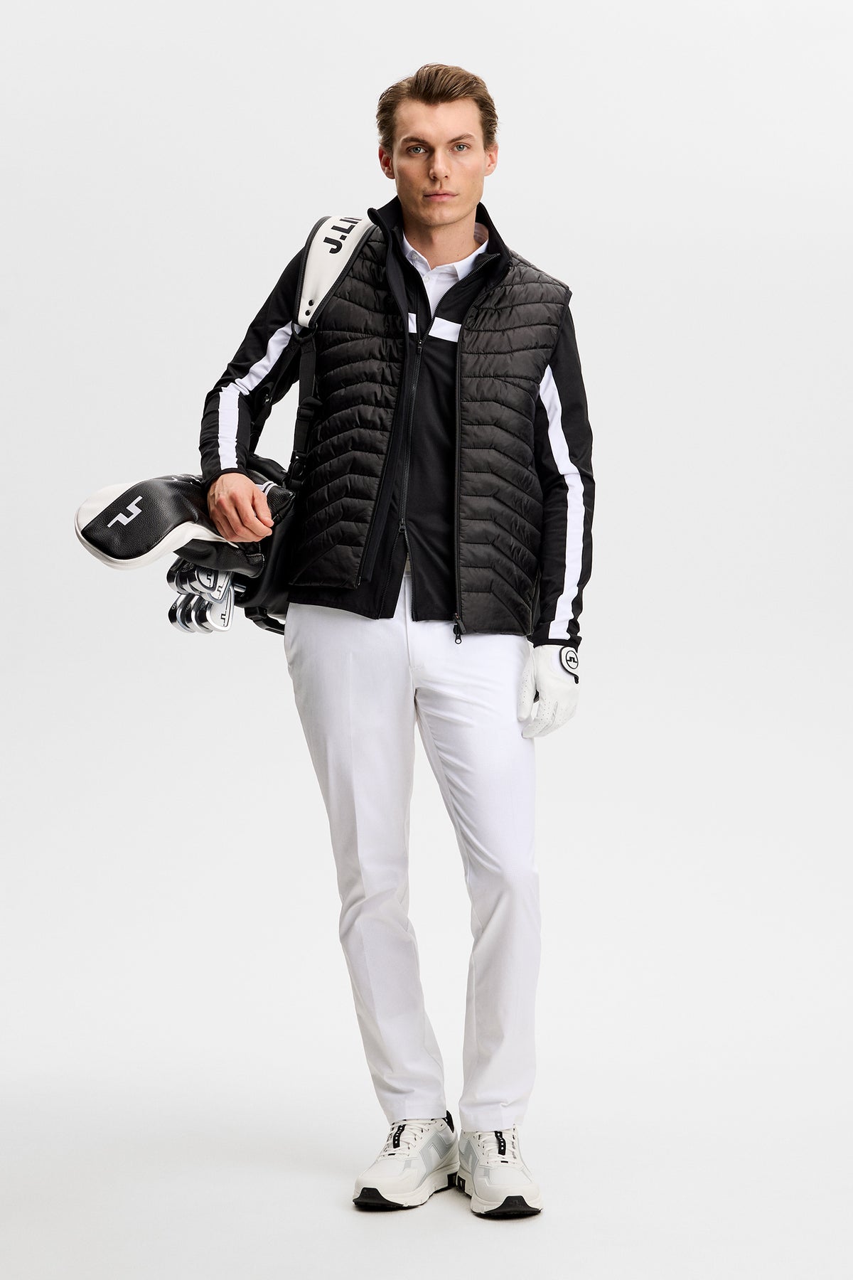 Jarvis Mid Layer in Black by J.Lindeberg