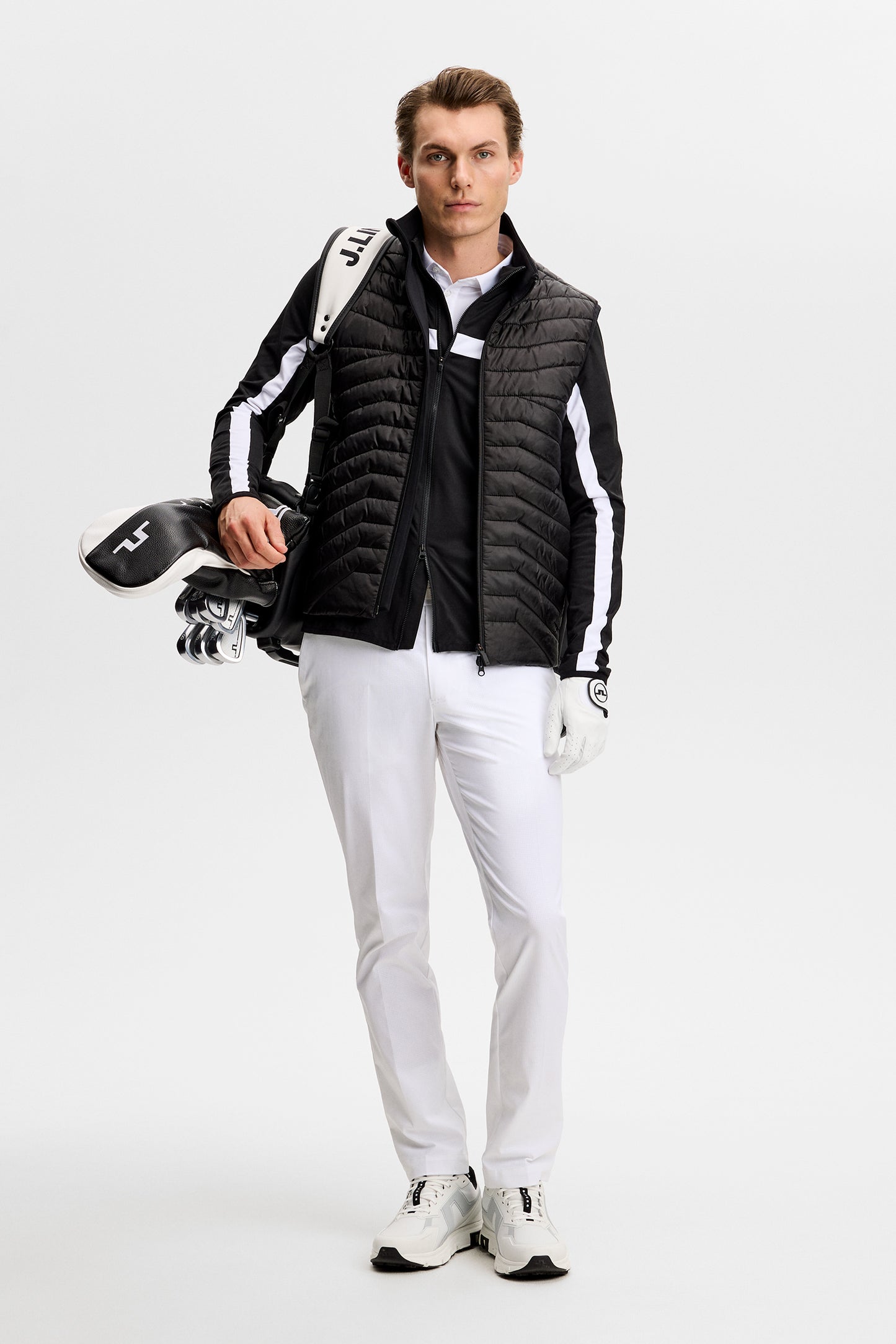 Jarvis Mid Layer in Black by J.Lindeberg