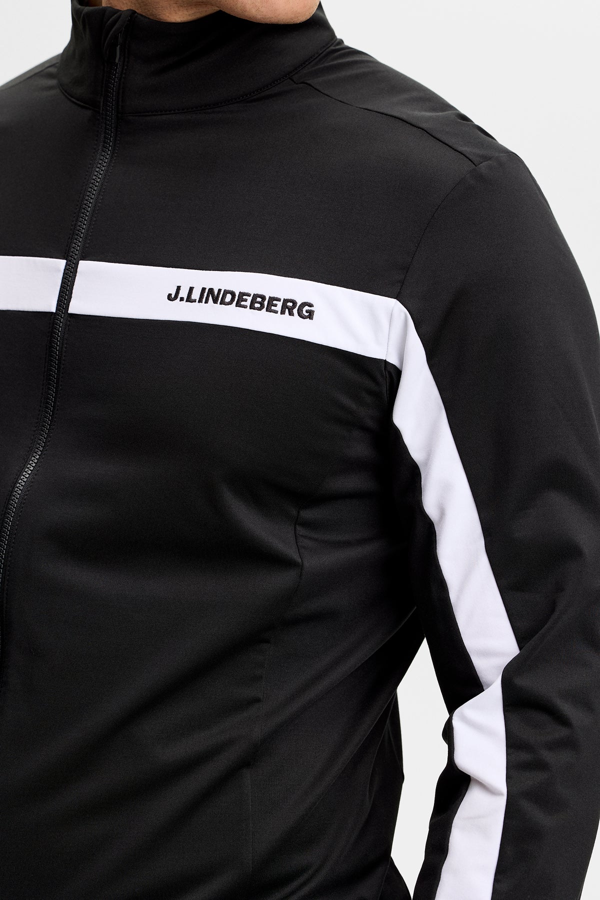 Jarvis Mid Layer in Black by J.Lindeberg